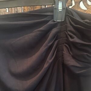 Halogen Black Ruched Women's Skirt size XL